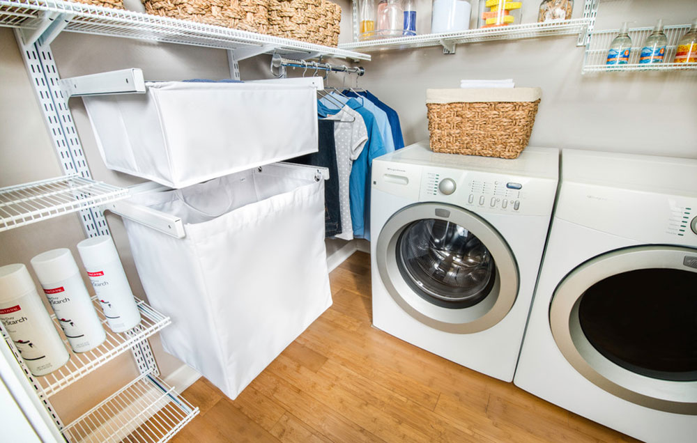 Laundry-Room-Organization-by-Organized-Living How to organize a laundry room? Some storage ideas