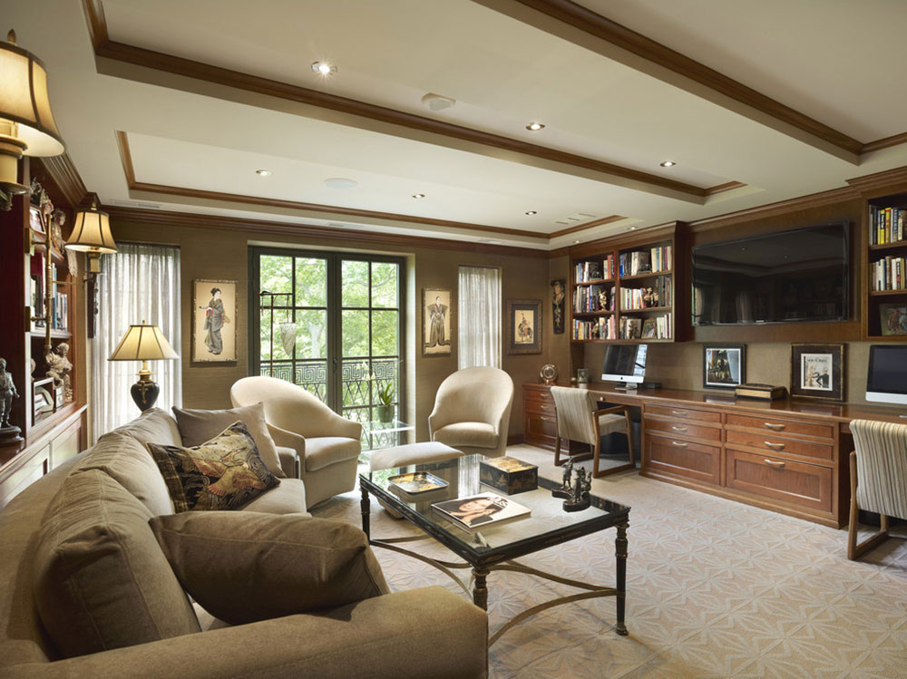 Rittenhouse-Square-Study-by-Wyant-Architecture Living room vs family room, what is the difference?