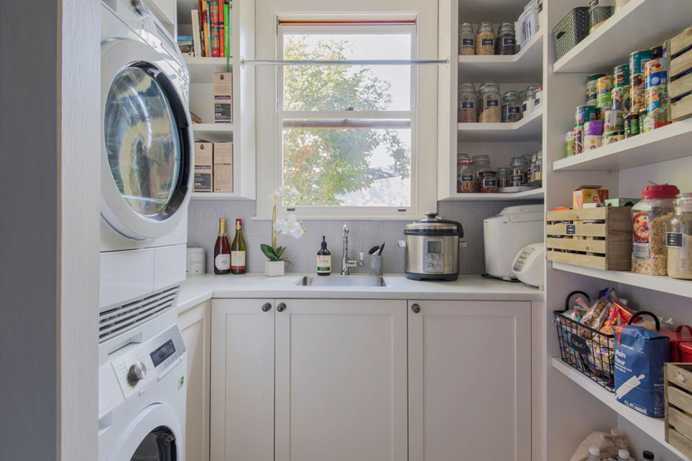 Traditional-Kitchen-with-Butler-Pantry-by-Living-Edge-Kitchens How to organize a laundry room? Some storage ideas