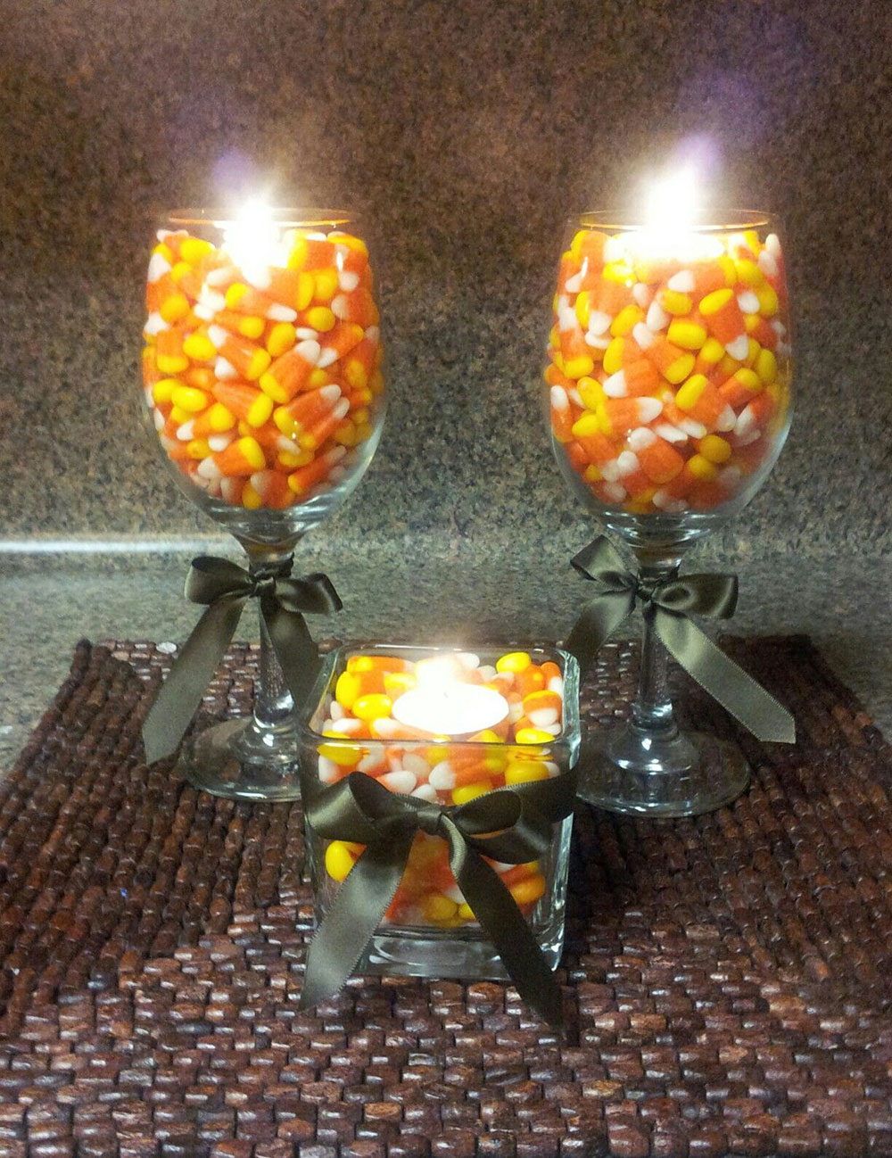 candy-corn-candles Modern Halloween décor that you can try in your house