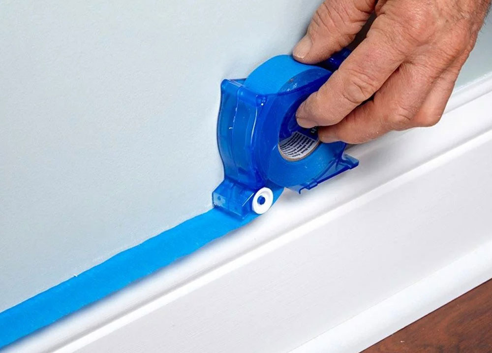 painters-tape How to paint a bathroom properly (Images inside)