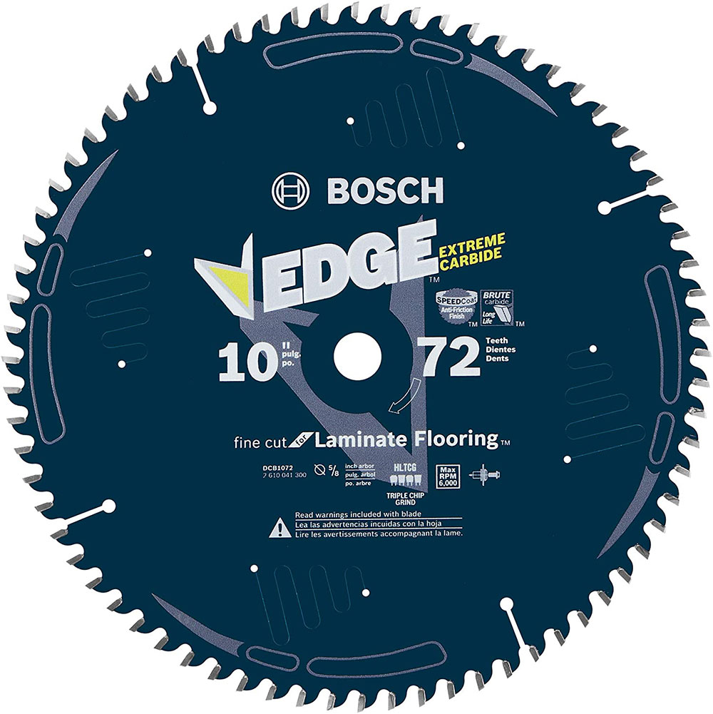 Bosch-DCB1072-Daredevil-10-Inch-72-Tooth-Circular-Saw-Blade How to cut laminate countertop and what circular saw blade to use
