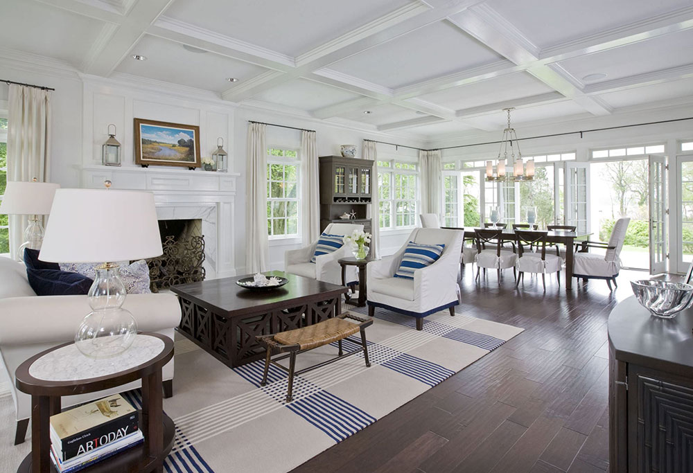 Elegant-Coastal-Home-by-Erin-Paige-Pitts-Interiors What's the best living room rug placement? (Answered)