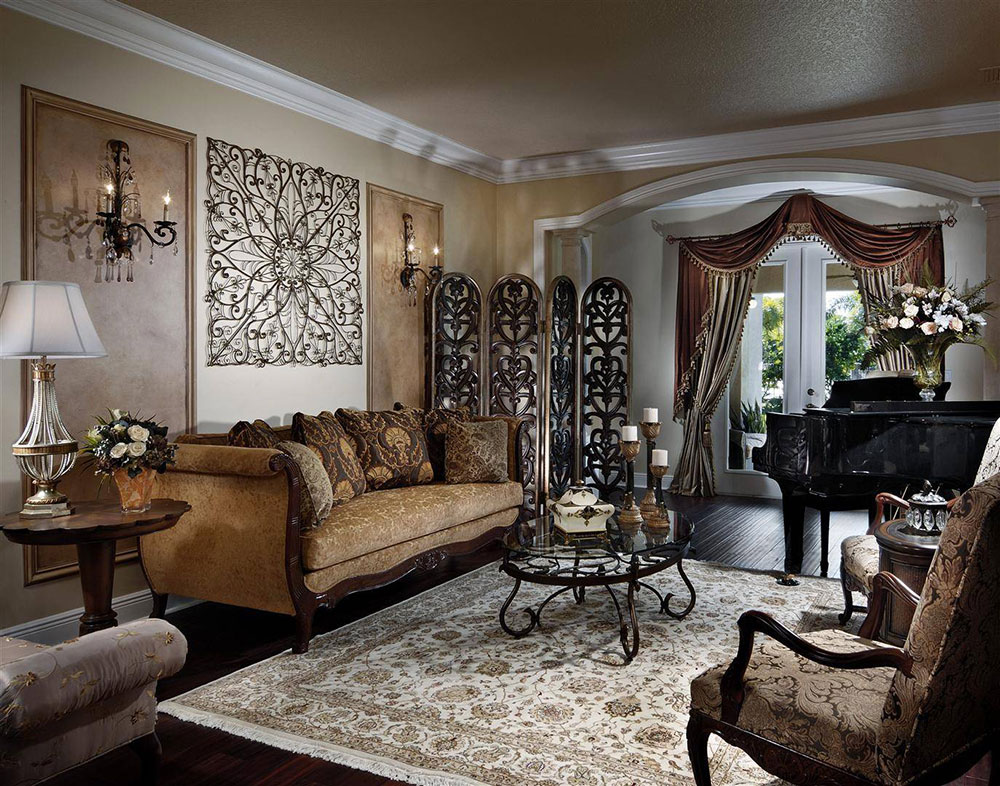Living-Room-by-Interiors-by-Myriam-LLC What's the best living room rug placement? (Answered)