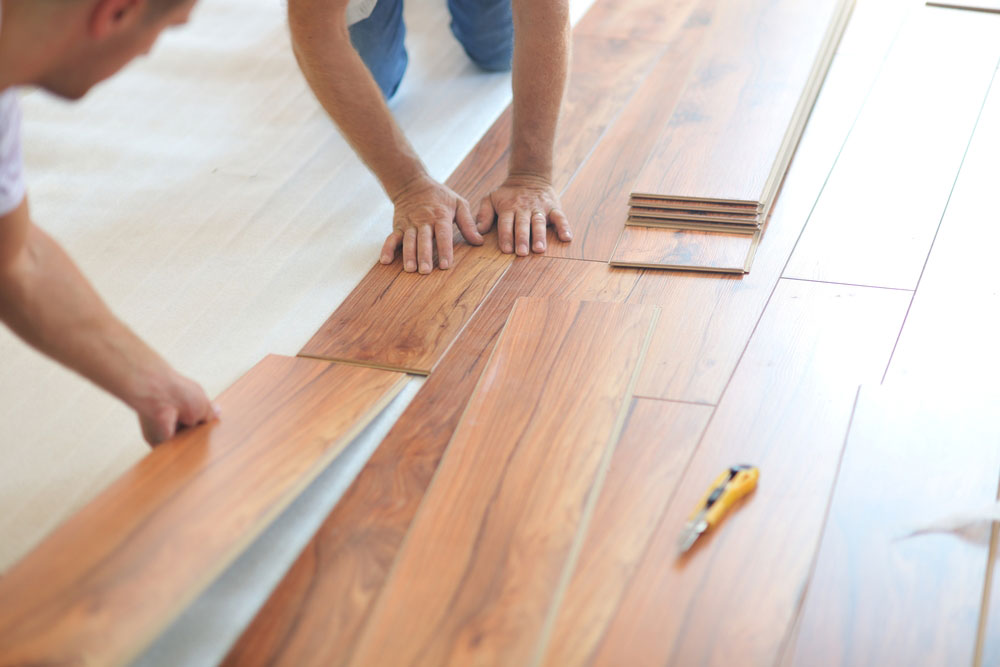 installing-laminate-flooring How to fix a laminate floor that got wet and avoid damage