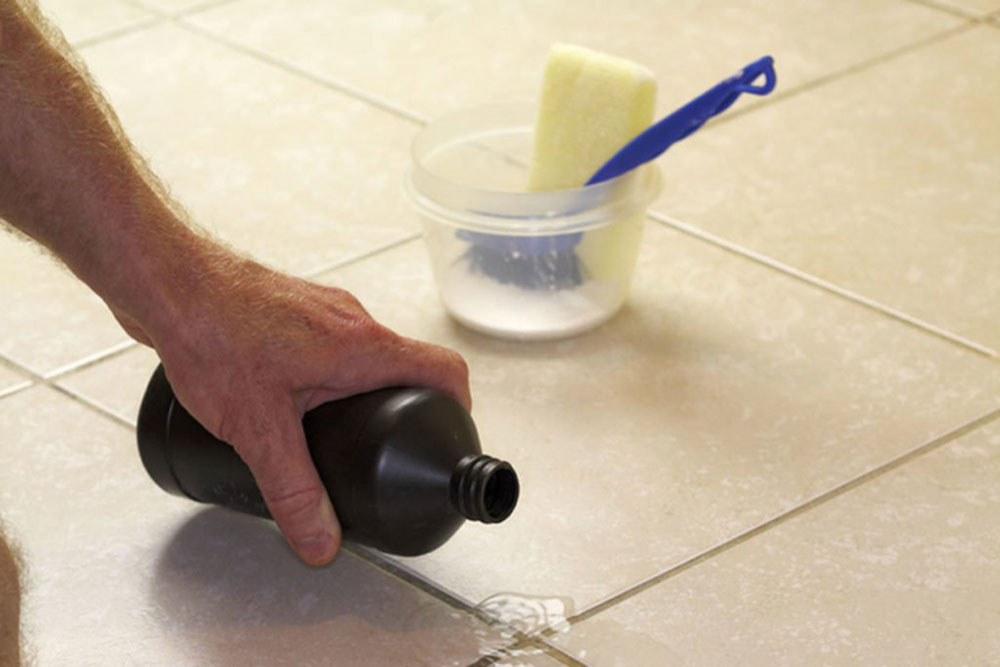 porclein-floor How to clean the shower floor and have it squeaky clean