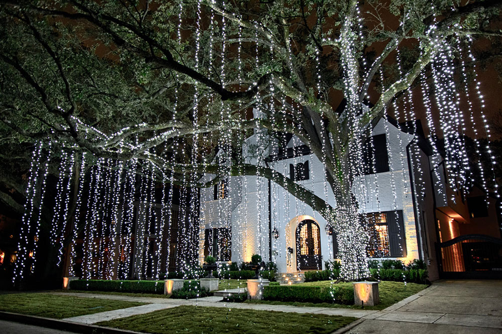 Christmas-Lighting-by-The-Perfect-Light Outdoor Christmas lights ideas to use when decorating your house