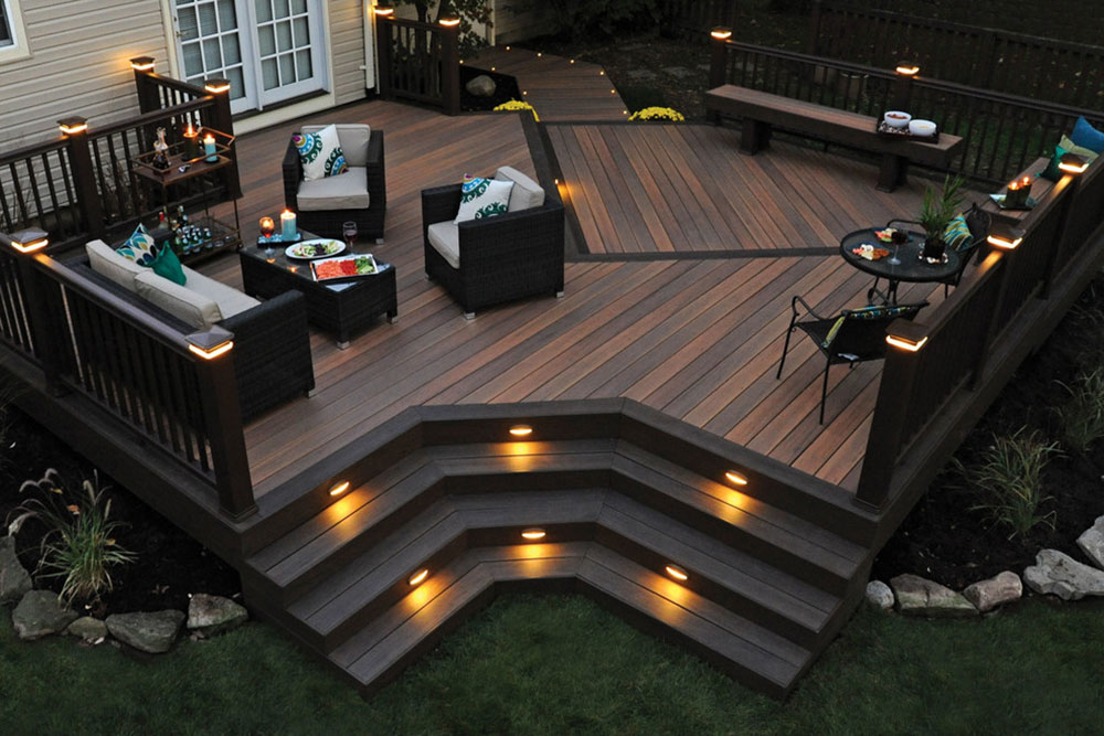 Timbertech-Legacy-Decking-by-Stellar-Decks Awesome deck lighting ideas you can use at your house