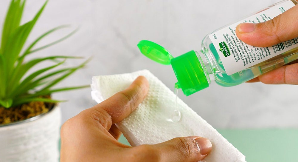 hand-sanitizer How to get permanent marker off walls in a few steps