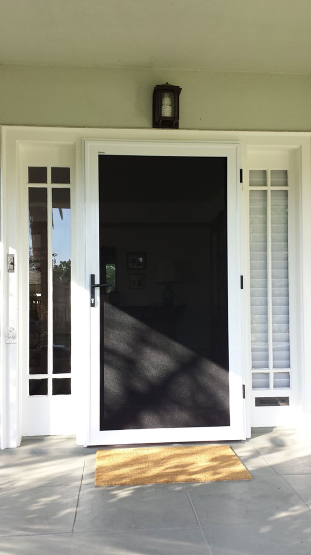 Front-Hinged-Security-Screen-Door-%E2%80%93-Pasadena-by-California-Security-Screens How to improve your front door security without spending a fortune