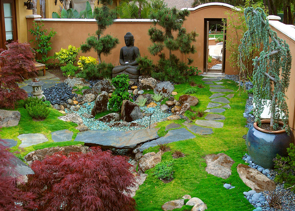 Grace-Design-Associates-by-Margie-Grace-Grace-Design-Associates Use these Zen garden ideas to create a relaxing outdoor space