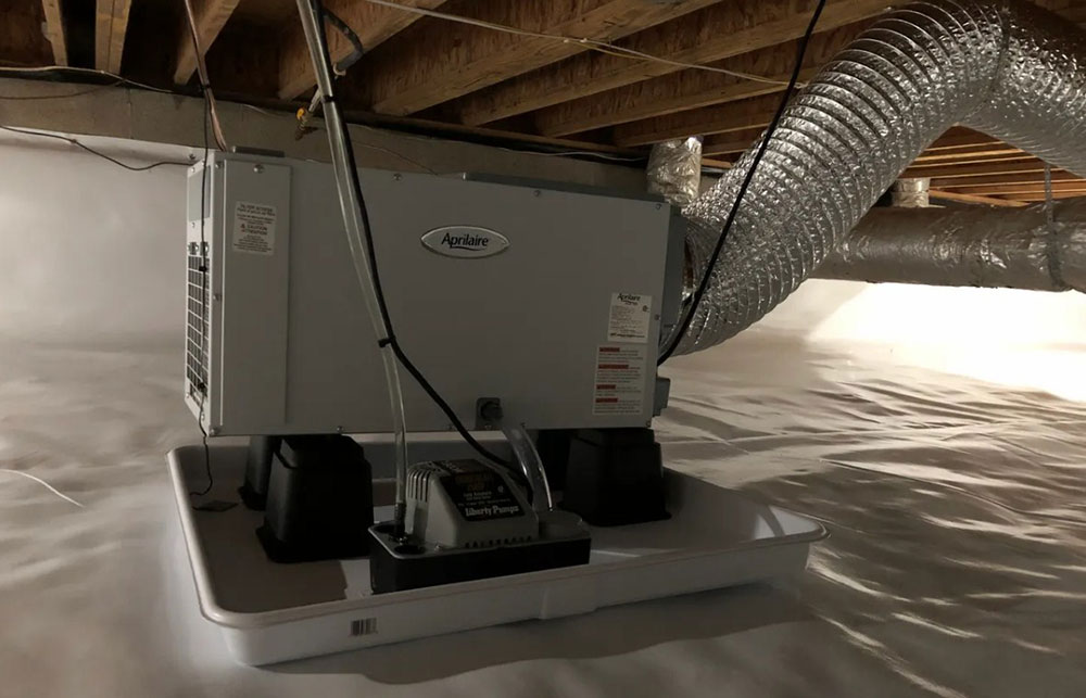 crawl Use a crawl space dehumidifier to deal with your crawl space air
