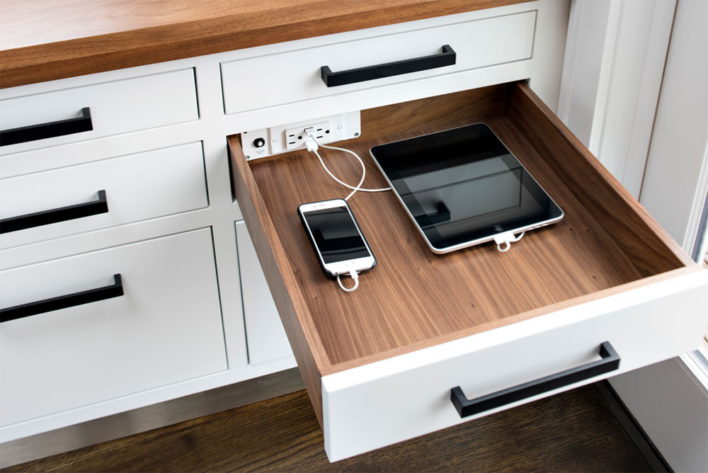 drawer How to hide electrical cords in the living room (Quick tips)