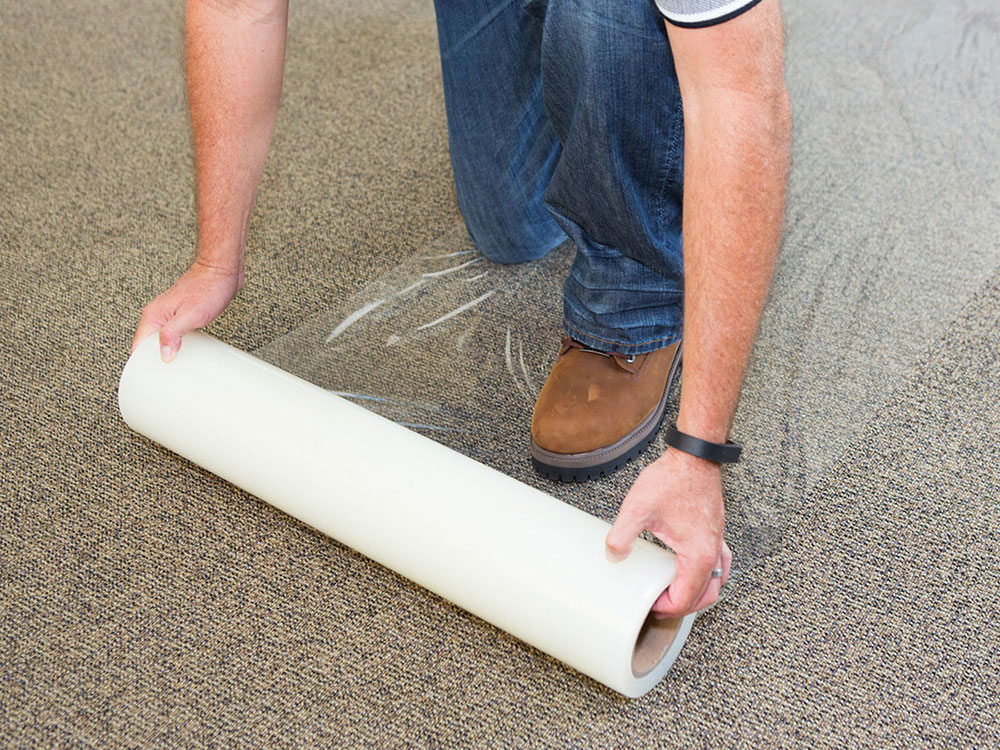 protective-layer How to clean an area rug on hardwood floor (Great guide)