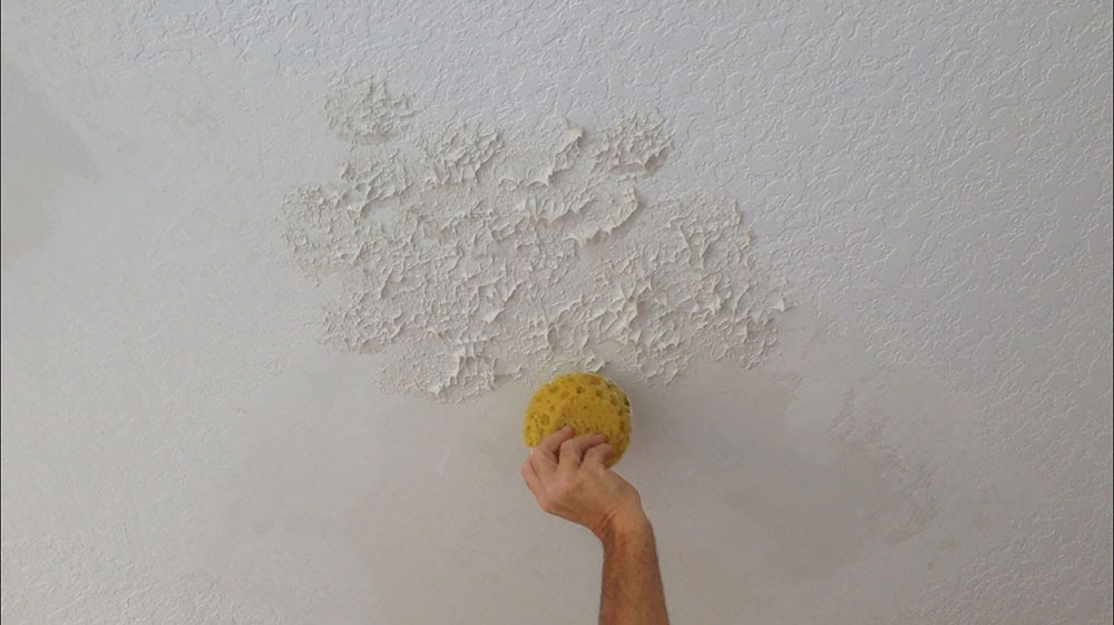sponge How to Texture a Ceiling with These Techniques