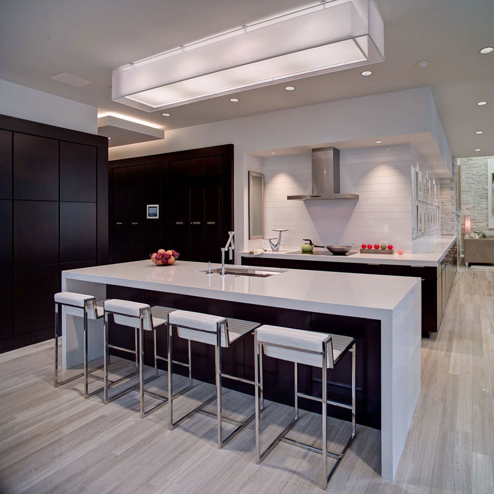 The-New-American-Home-by-Phil-Kean-Design-Group How to use a waterfall countertop to make an awesome kitchen