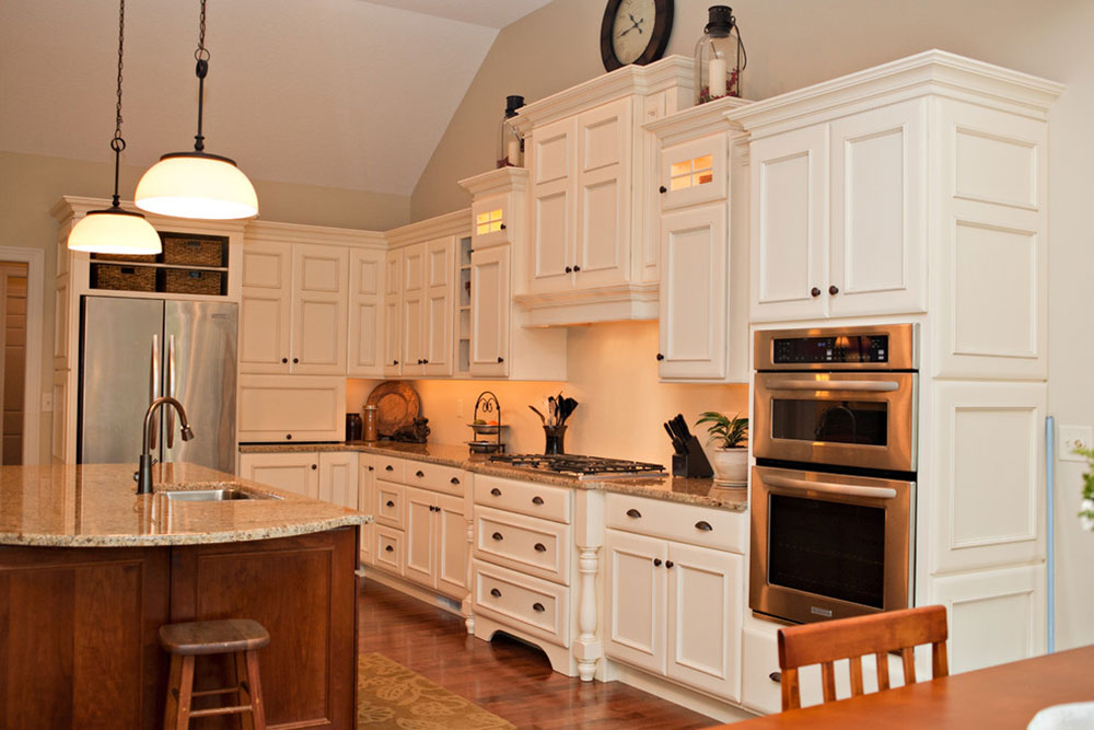 Traditional-and-Timeless-Kitchen-in-Illinois-by-Village-Home-Stores How much does it cost to paint kitchen cabinets? (Answered)