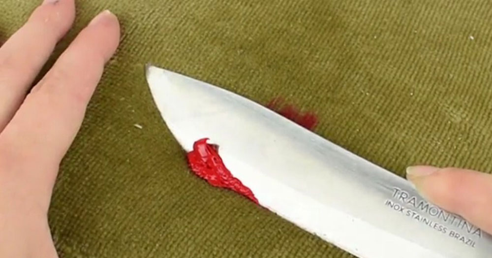 knife How to remove paint from clothes without ruining them