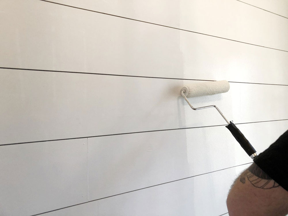 paint Should you put shiplap over drywall?