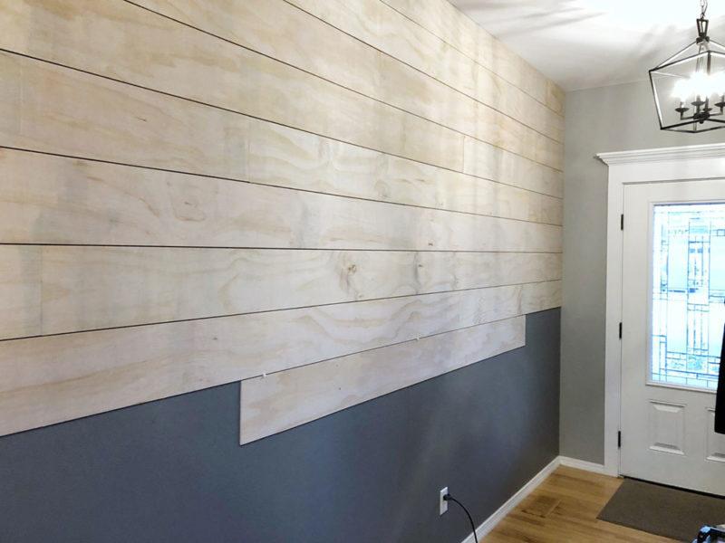 Should you put shiplap over drywall?