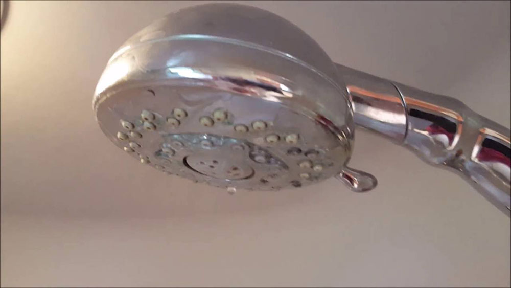 blcked-shower-head What Causes Low Water Pressure in the Shower and How to Fix It (Answered)