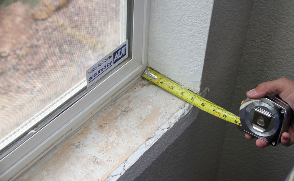 take-measurement How to Replace a Window Sill With a New One (Answered)