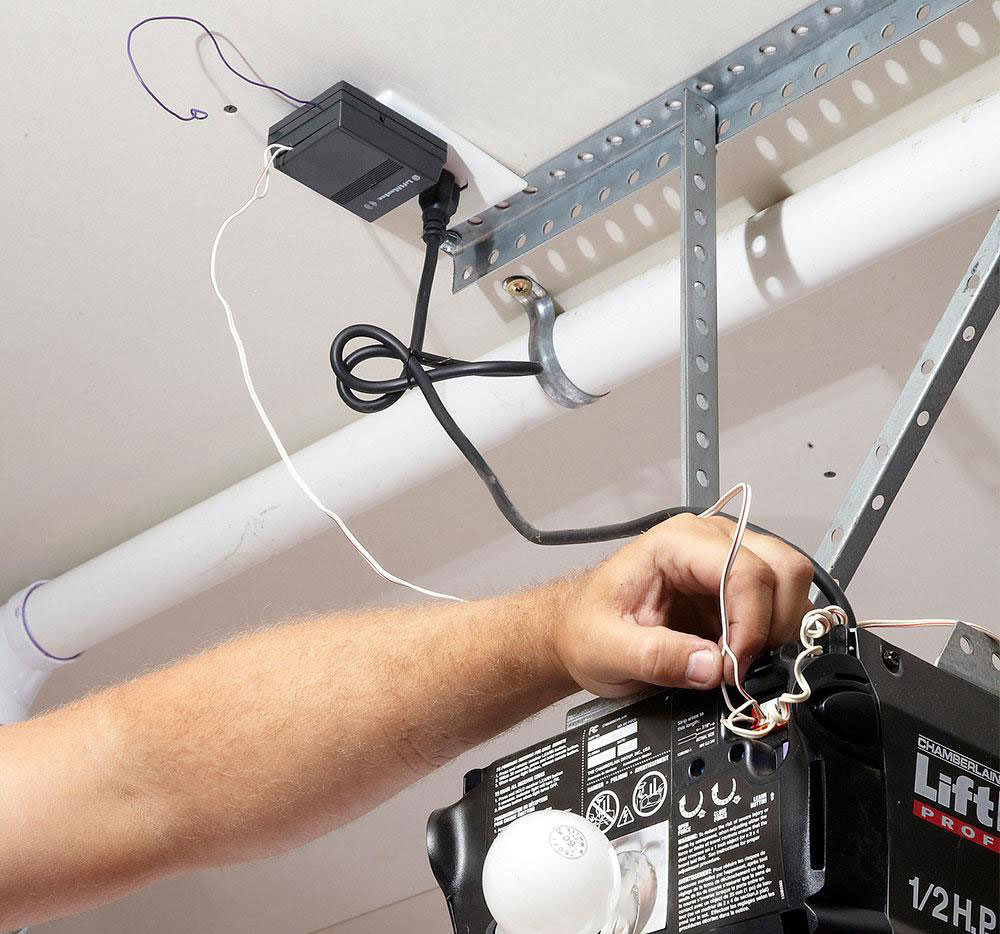wire How to fix the garage door sensor quickly