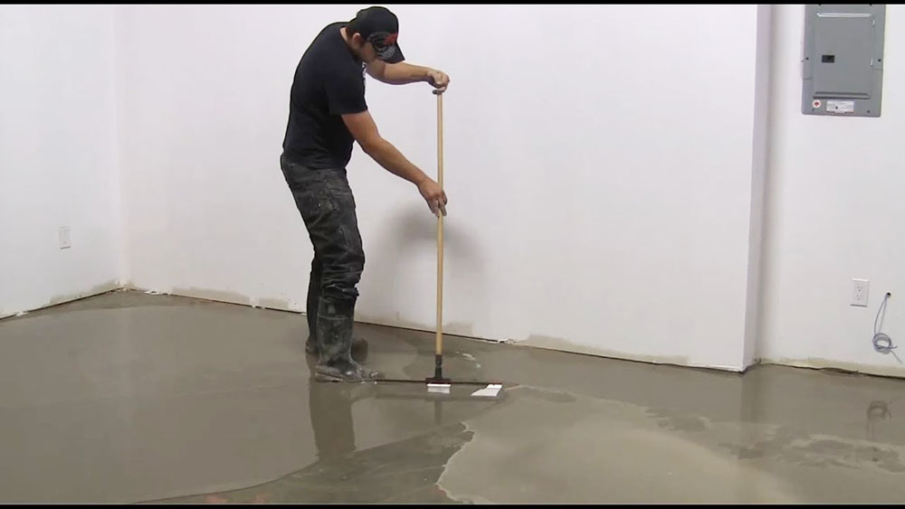 Level A Concrete Floor That Slopes, How To Make Self Leveling Floor Compound