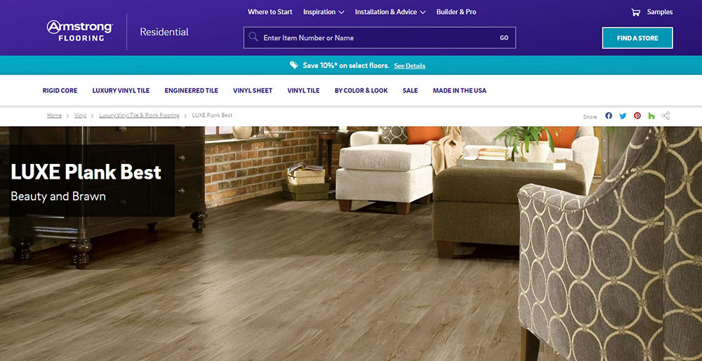 The Best Vinyl Plank Flooring Brands, Armstrong Luxe Plank Reviews