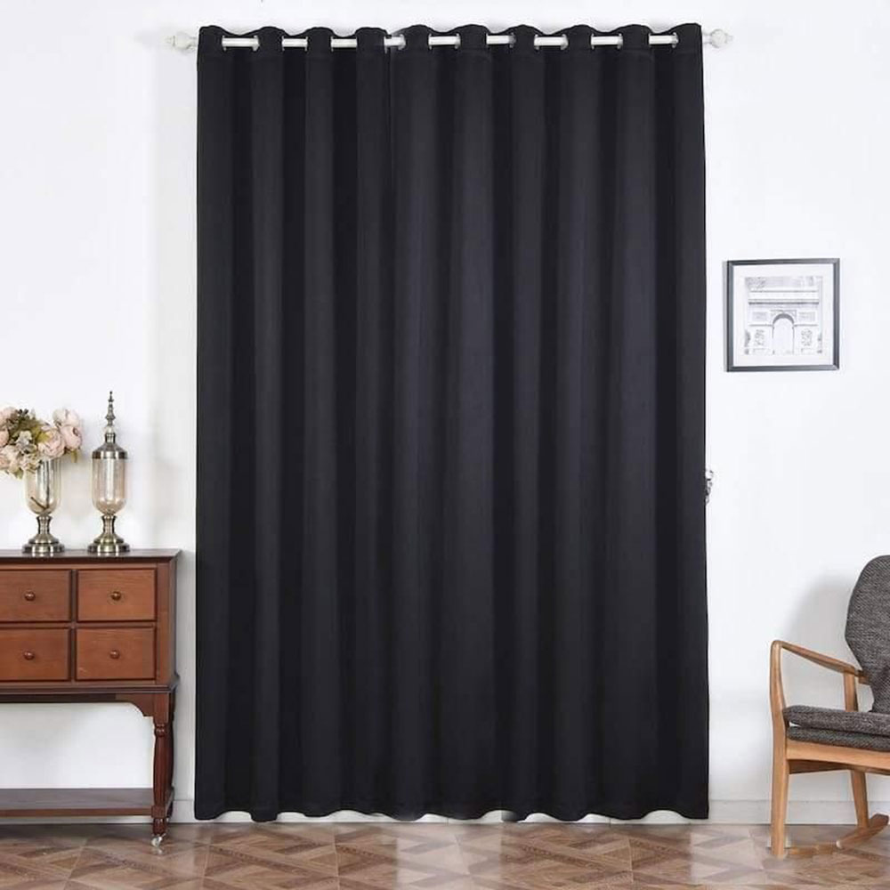 acoustic-drapes-over-the-door How to soundproof a bedroom door quickly