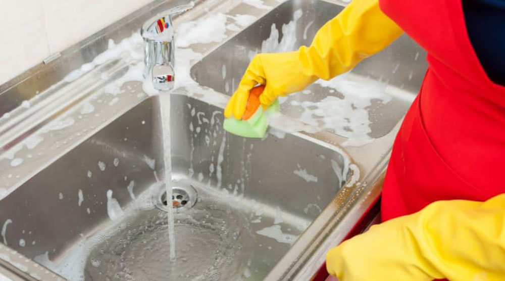 Cleaning-agents How to remove scratch marks from a stainless steel sink