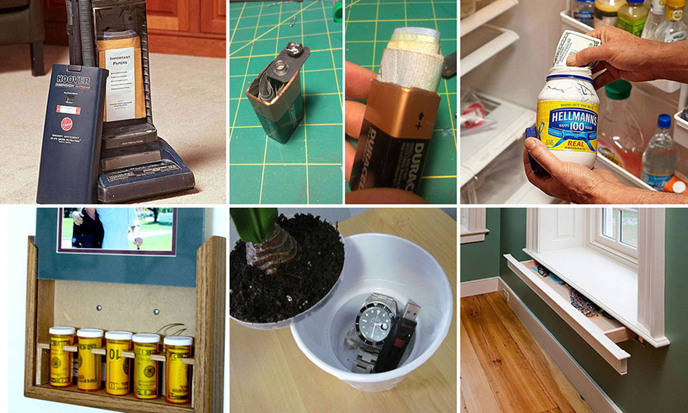 Inside-Common-Household-Items How to hide a safe: Best place to place it in your house