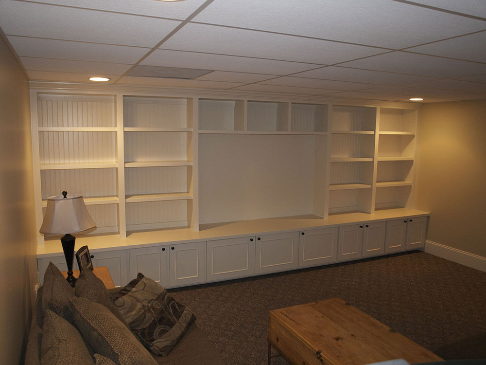 Install-Storage How to make an unfinished basement look finished easily