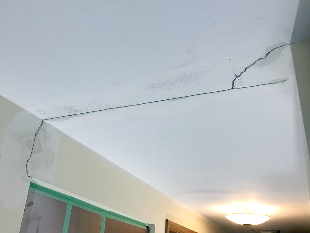 Matching-vertical-cracks What Causes Cracks in Ceilings and How to Fix Them (Answered)