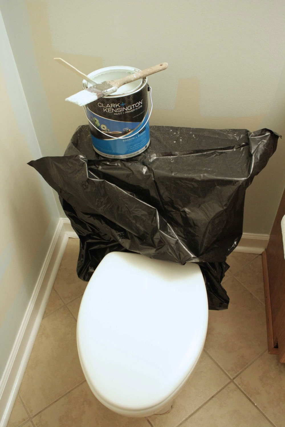 Steps-for-preparing-for-the-project How to paint behind a toilet without making a mess