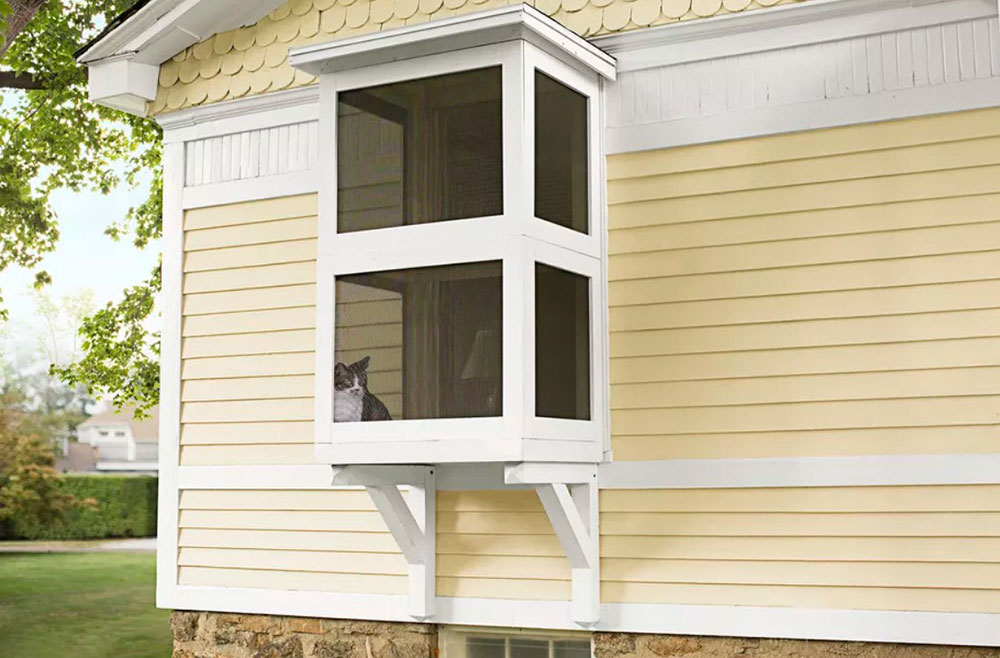 How-to-Build-a-Catio-Step-by-step-tutorial How to build a cat window box with these DIY ideas