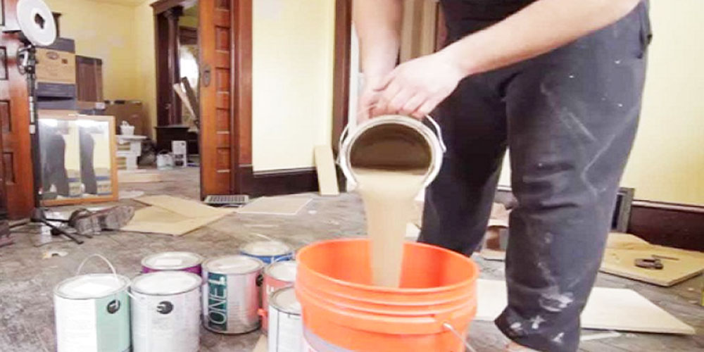 mix How to dispose of paint thinner quickly and safely