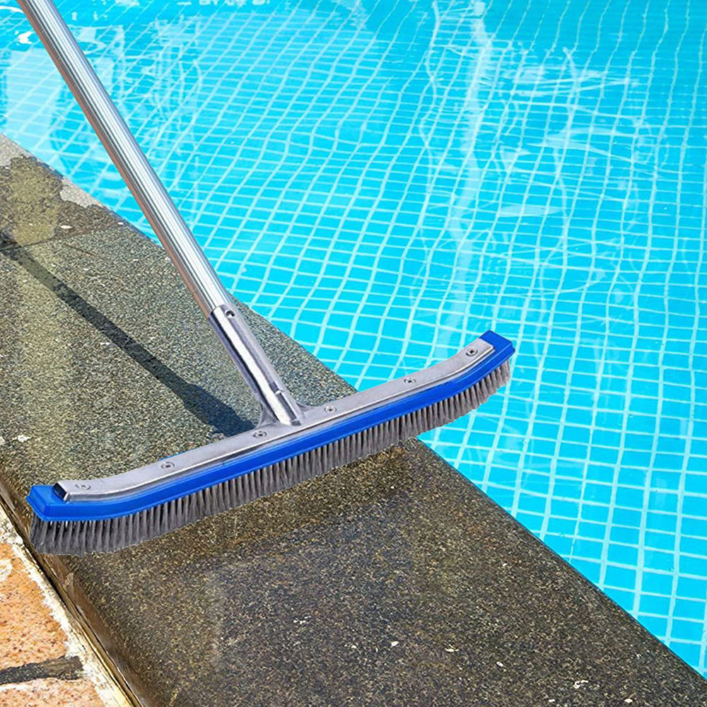 Brush-Your-Pool-Regularly How to lower phosphates in a swimming pool