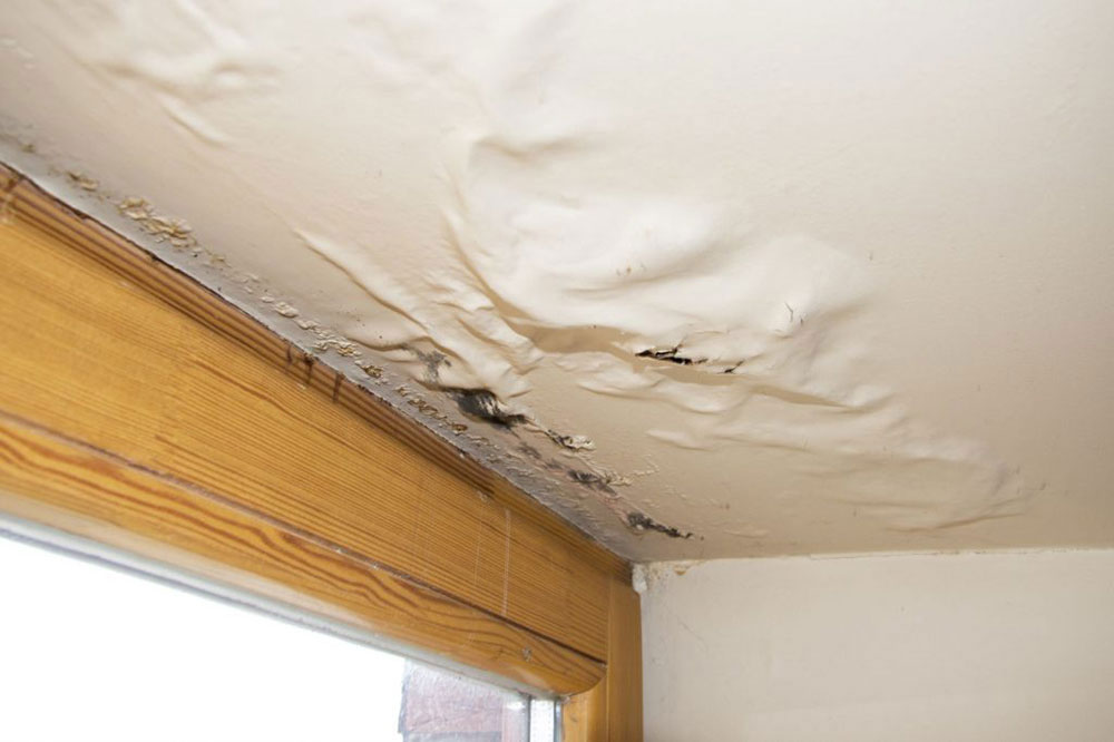 Consider-the-source-of-stains. What kind of paint do you use on a popcorn ceiling?