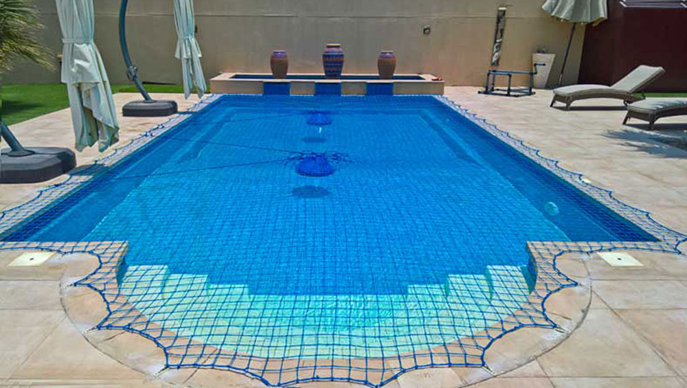 Install-bird-nets How to keep ducks out of the swimming pool