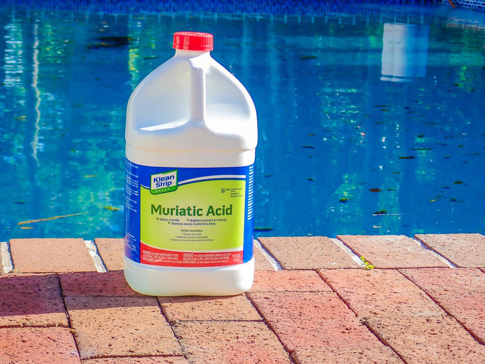  Muriatic-Acid hvordan fjerne kalkavleiringer fra svømmebassenget fliser