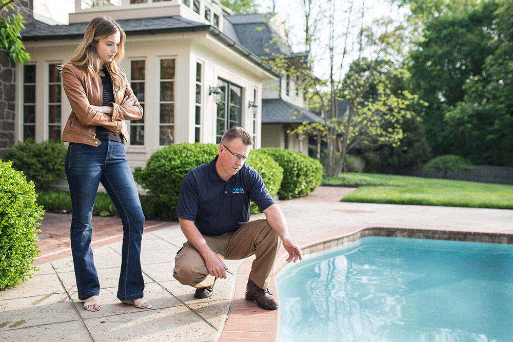 Pool-inspections How to repair a crack in a concrete swimming pool