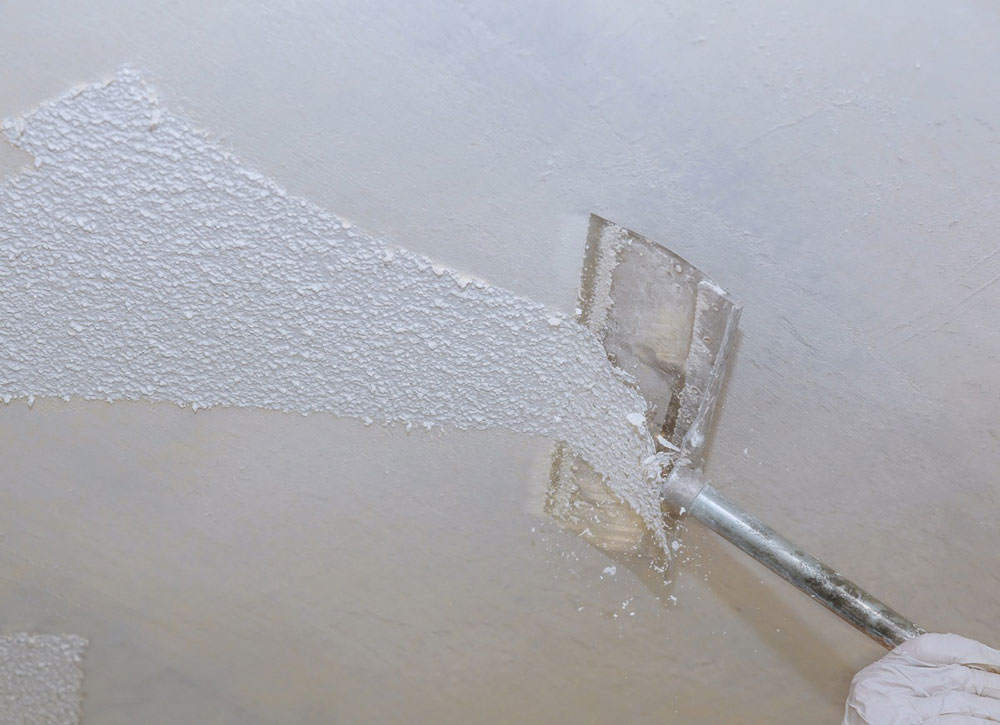 Resurfacing What kind of paint do you use on a popcorn ceiling?