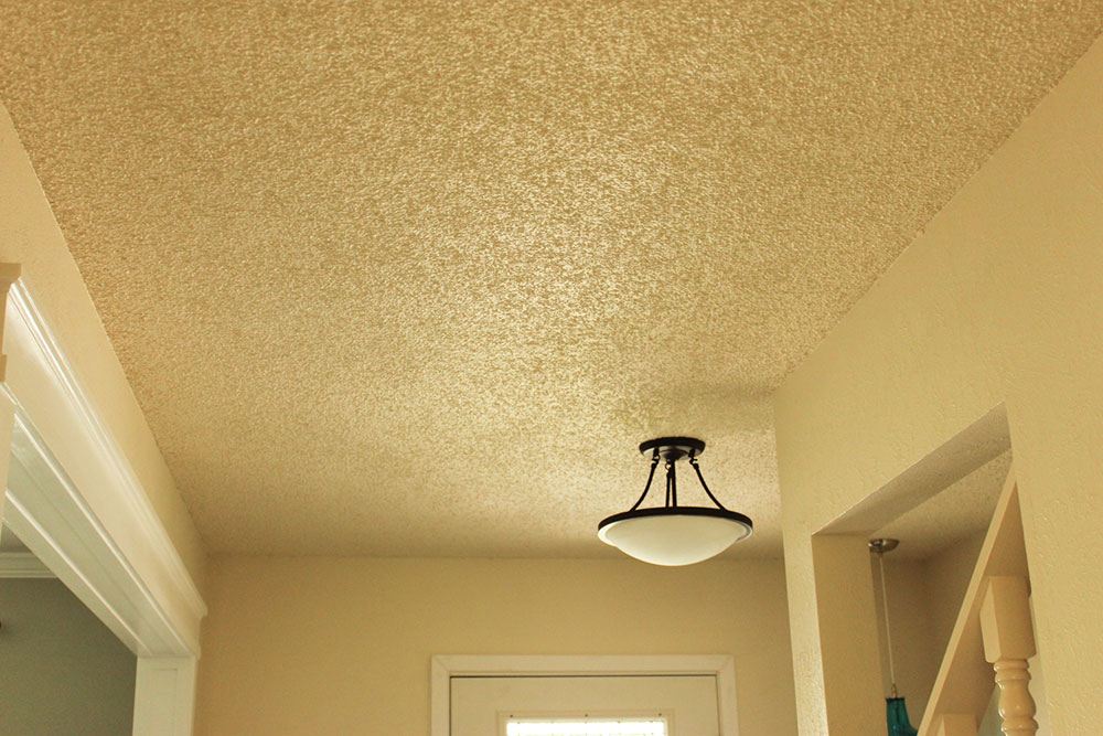 paint-pop What kind of paint do you use on a popcorn ceiling?