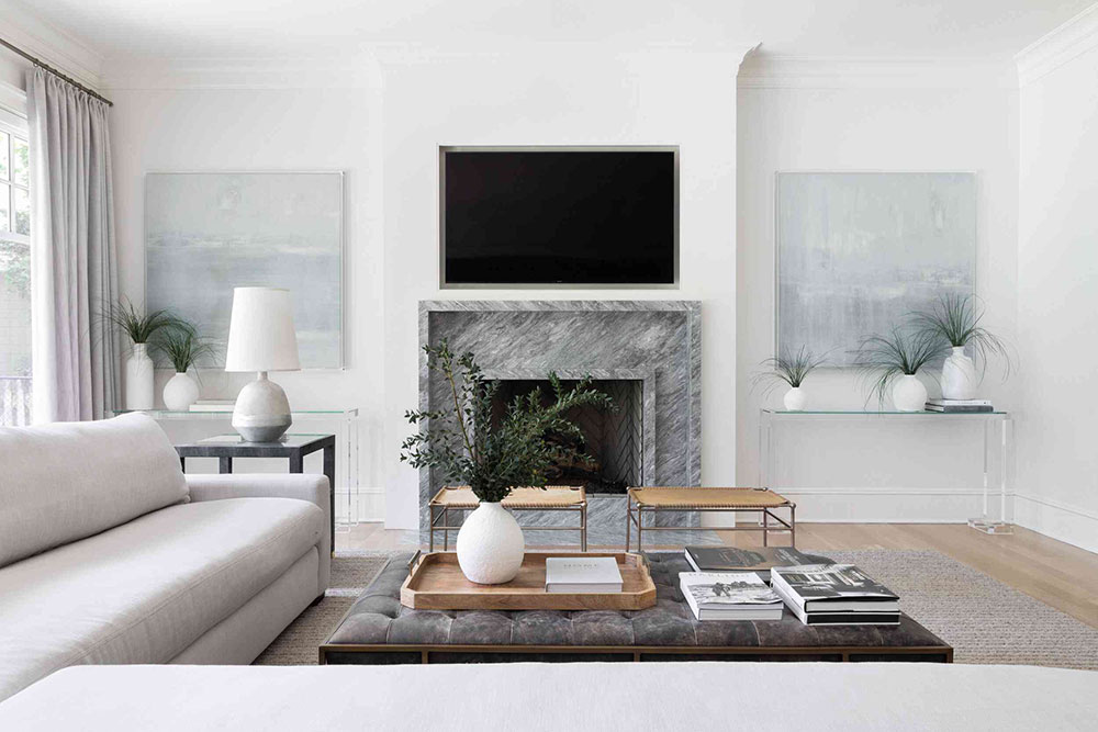 Keep-things-elegant-with-marble How to decorate an unused fireplace to look good?