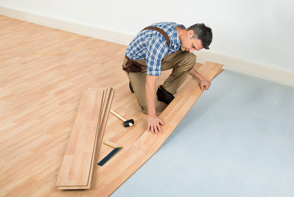 How To Install Laminate Flooring, Laying Continuous Laminate Flooring