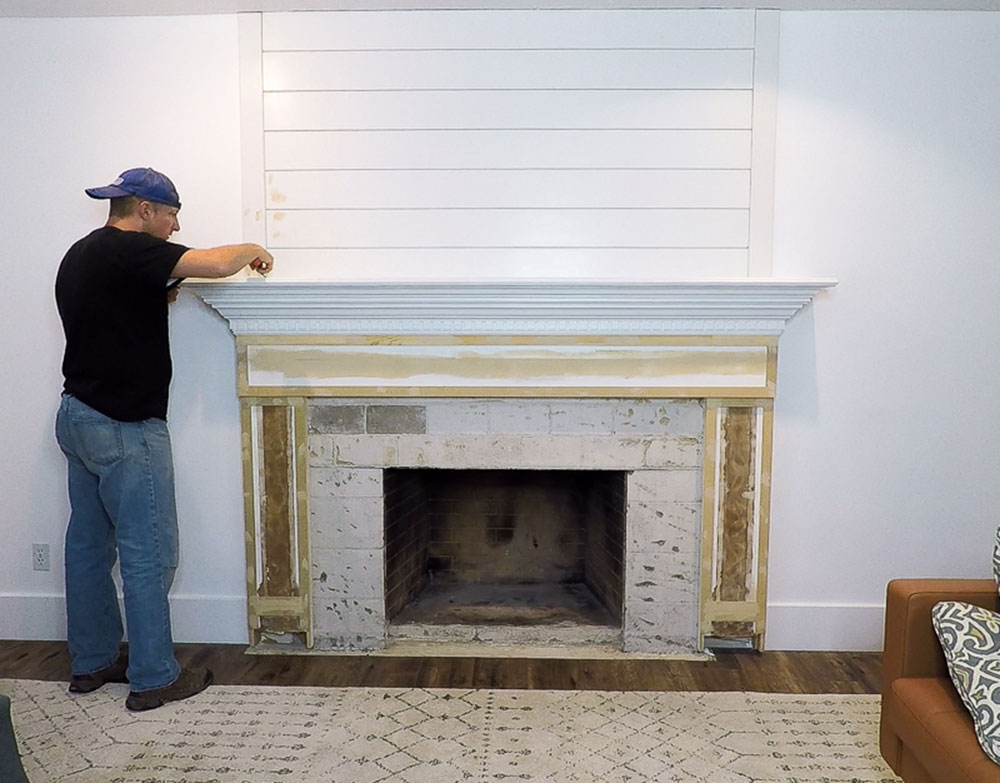 Locate-the-faces How to remove a fireplace mantel easily
