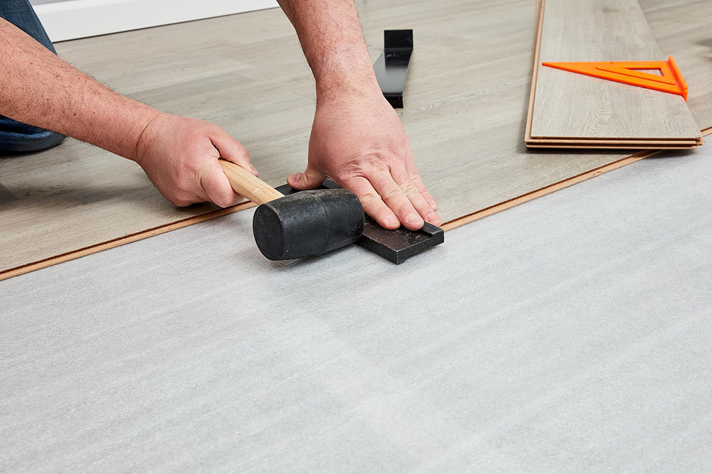 lami How to install laminate flooring on a concrete basement floor