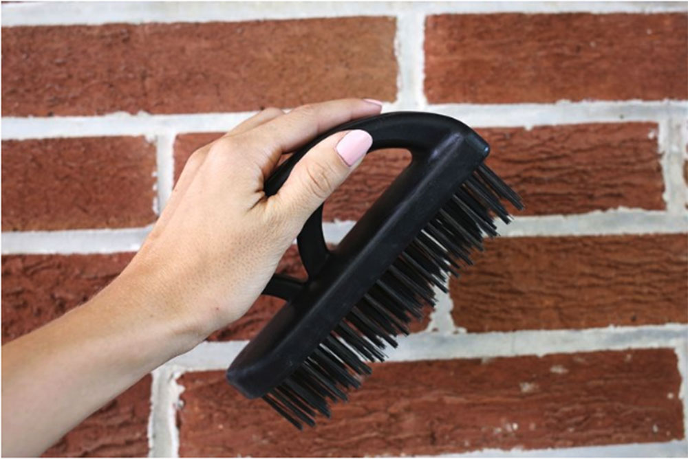 Chemical-combinations-and-a-scrub-brush How to clean fireplace brick properly