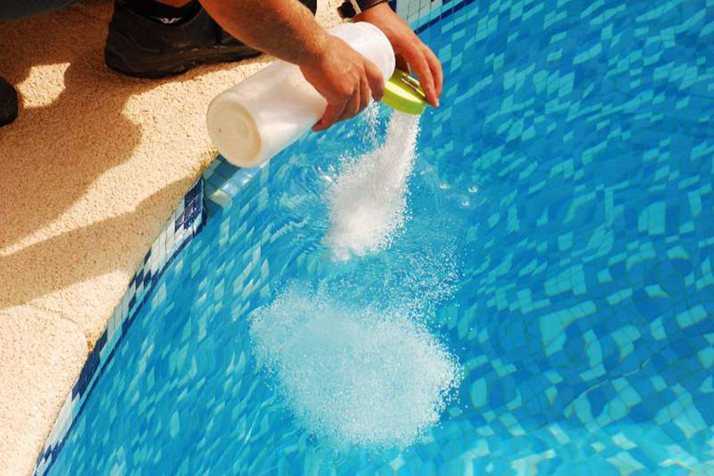 Shock-the-pool How to soften swimming pool water